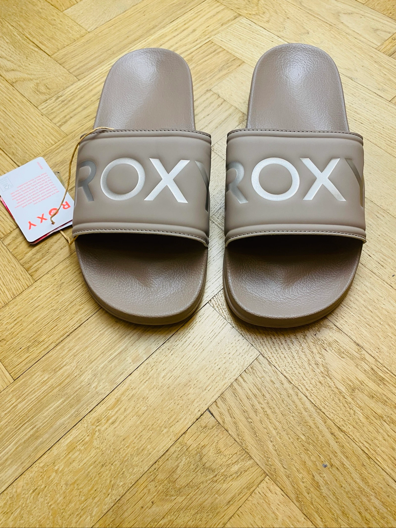 Claquettes sandales Roxy couleur taupe - Taille 42 – photo 6